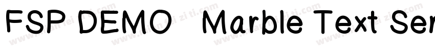 FSP DEMO   Marble Text SemiBold字体转换